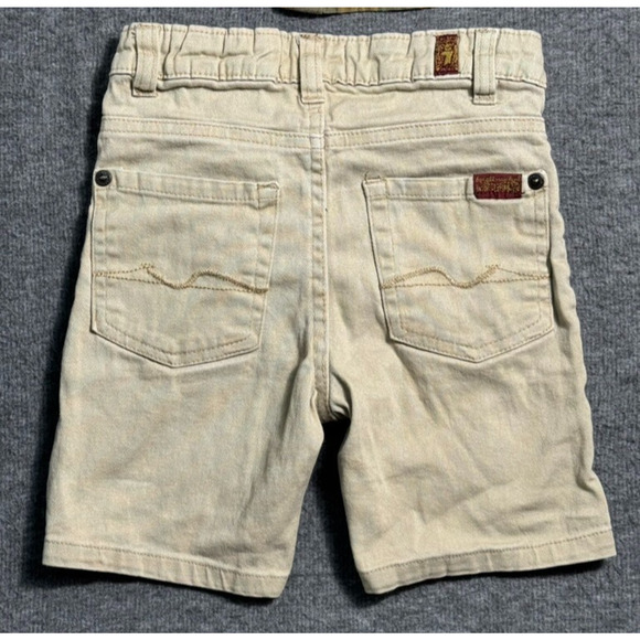 7 For All Mankind Khaki Shorts - Toddler 5T - Picture 2 of 3